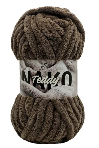 NAKO Teddy vastag zseníliafonal-sötétbarna-14068