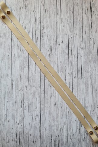 Dotti gyöngyház pezsgő, bőr táskafül párban,  patenttal 60 cm