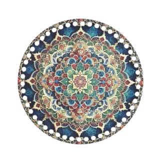 horgolható falap 20 cm mandala