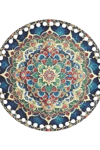 horgolható falap 20 cm mandala