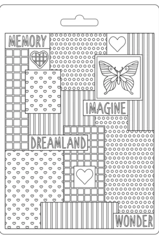 Lágy PVC öntőforma A5-patchwork