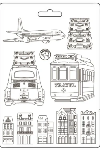 Lágy PVC öntőforma A4-utazás