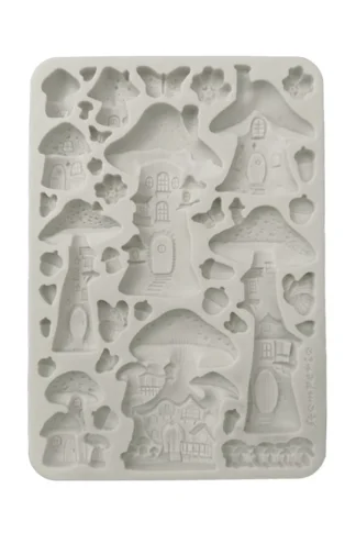 Szilikonforma A5-gombaházak