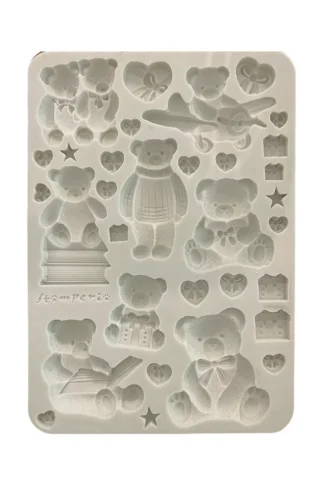 Szilikonforma A5-Mackók