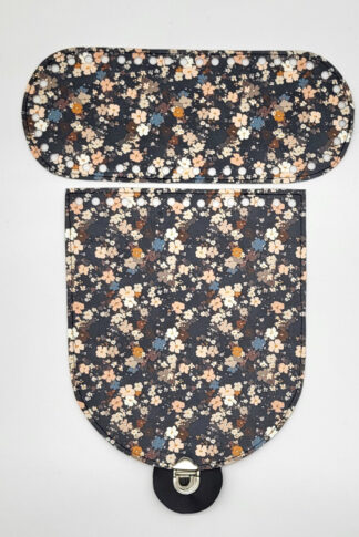 47. Táskafedél + alj - Pasztell mini virágok