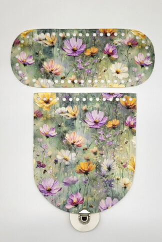 42. Táskafedél + alj - Pasztell nyári rét