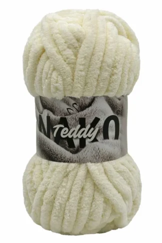 NAKO Teddy vastag zseníliafonal-krém-14227
