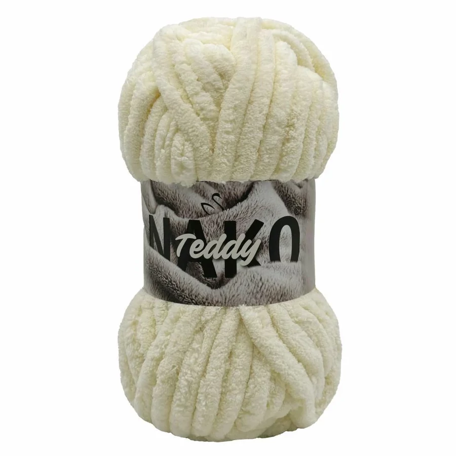NAKO Teddy vastag zseníliafonal-krém-14227