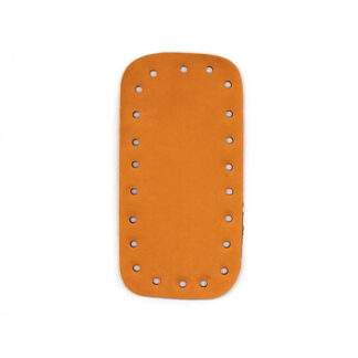 Téglalap horgolható alj, 12 cm-NARANCS-FE