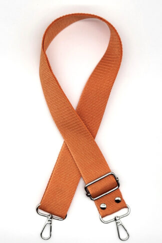Állítható textil vállpánt karabínerrel-NARANCS-4cm FE