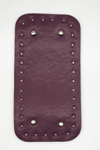 Téglalap horgolható alj, 20 cm-BORDÓ-FE