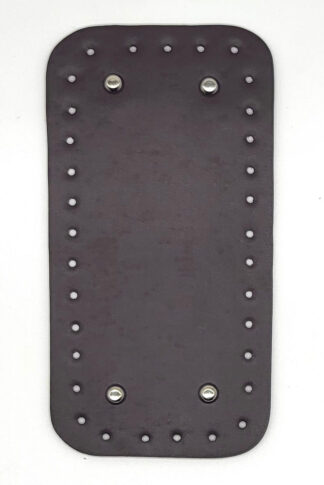 Téglalap horgolható alj, 20 cm-SÖTÉTBARNA-FE