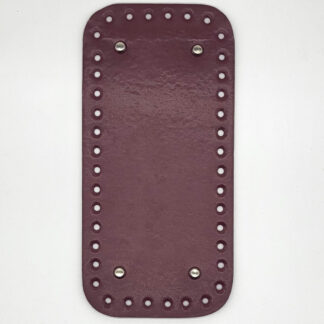 Téglalap horgolható alj, 25 cm-BORDÓ-FE