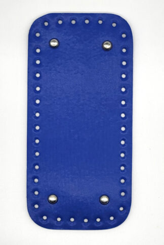 Téglalap horgolható alj, 25 cm-KIRÁLYKÉK-FE