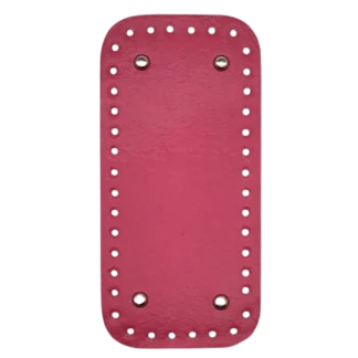 horgolható műbőr táskaalj 25 cm pink
