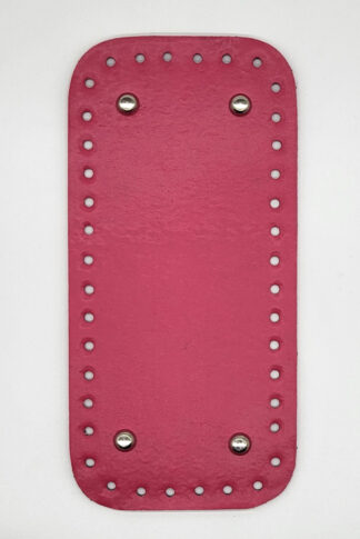 Téglalap horgolható alj, 25 cm-PINK-FE