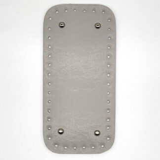 Téglalap horgolható alj, 25 cm-VILÁGOSSZÜRKE-FE