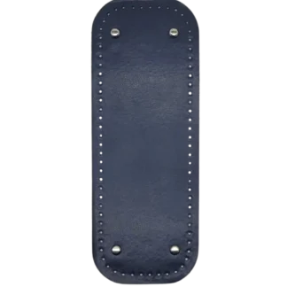 horgolható műbőr táskaalj 32 cm sötétkék