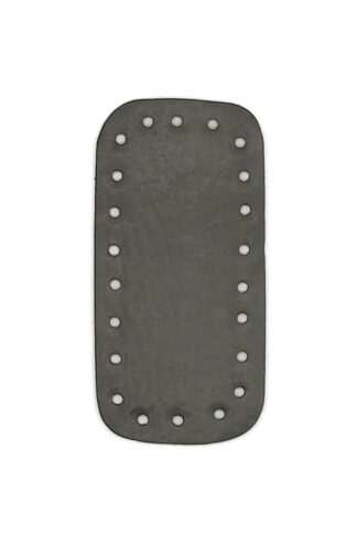 Téglalap horgolható alj, 12 cm-KHAKI-FE