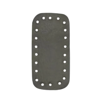 horgolható műbőr táskaalj 5x12 cm khaki