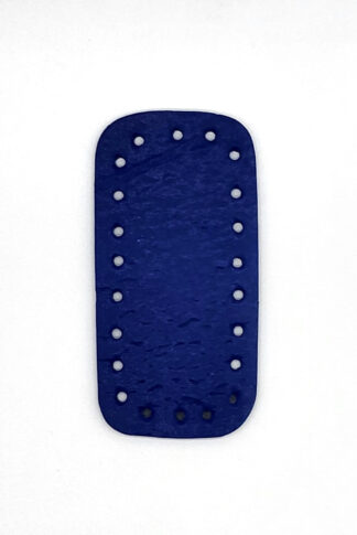 Téglalap horgolható alj, 12 cm-KIRÁLYKÉK-FE