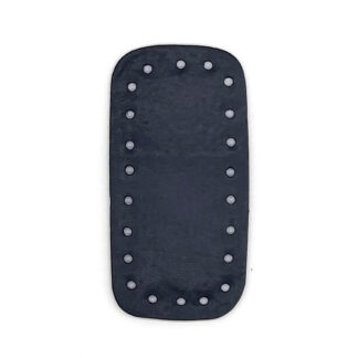 Téglalap horgolható alj, 12 cm-SÖTÉTKÉK-FE