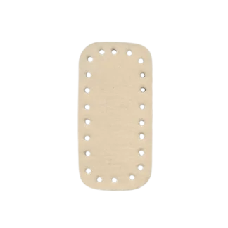 horgolható táskaalj 5x12 cm krém