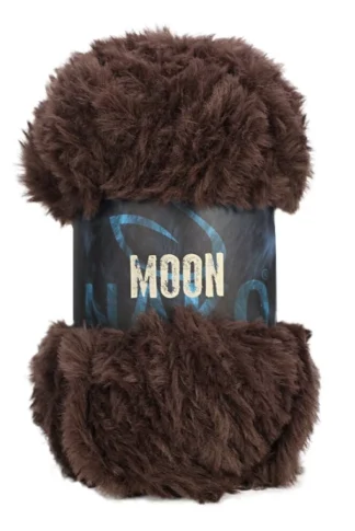 NAKO Moon műszőrme fonal-97653-Sötétbarna