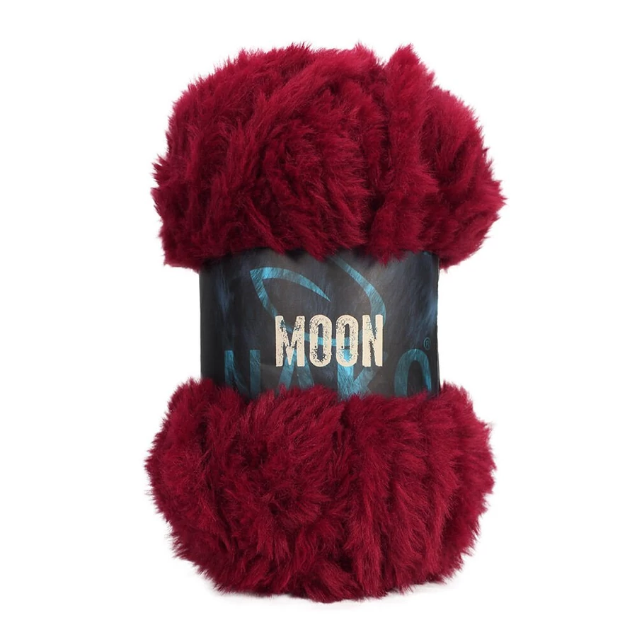 NAKO Moon műszőrme fonal-97657-Vörös
