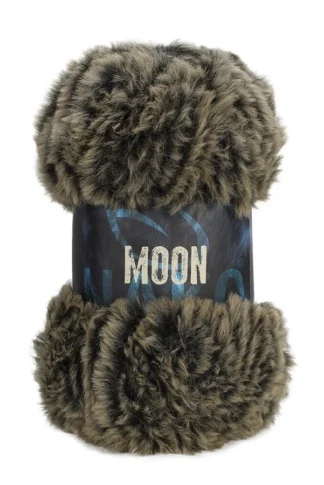 NAKO Moon műszőrme fonal-97659-Barna melange