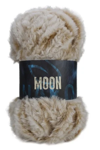 NAKO Moon műszőrme fonal-97662-Bézs melange