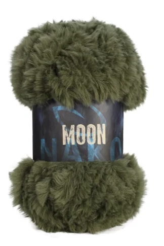 NAKO Moon műszőrme fonal-97655-Zöld